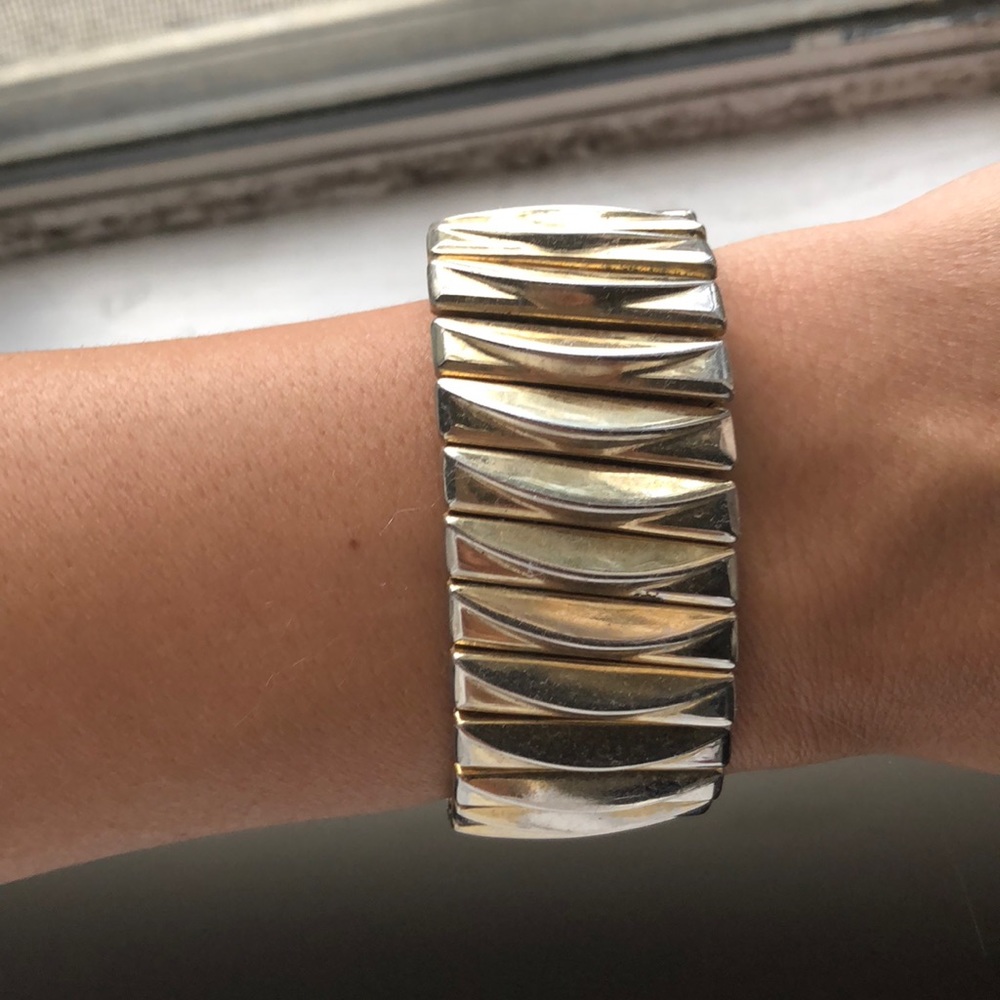 Flexible Gold Colored Bracelet